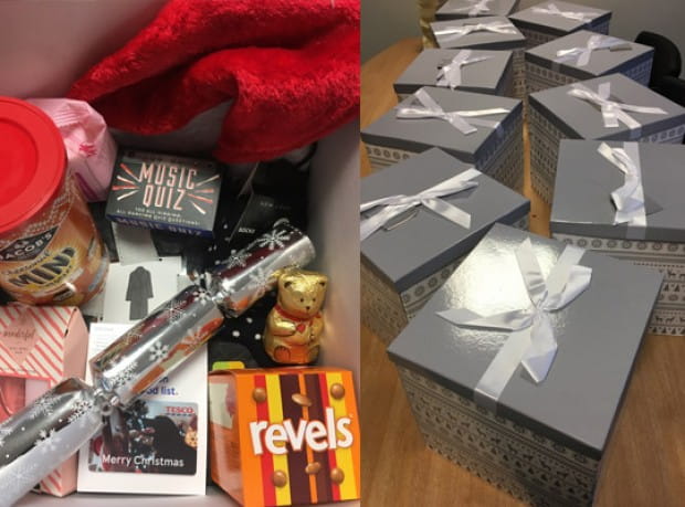 Belfast colleagues organise gift hampers for MACS charity