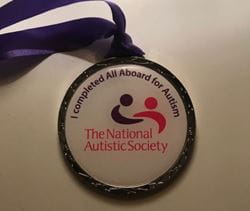 Birmingham colleague completes challenge to raise more than £2,000 for the National Autistic Society