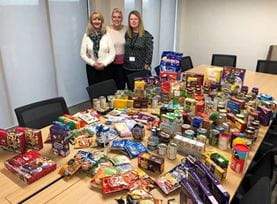 Leeds office collect and donate much needed supplies to the Trussell Trust